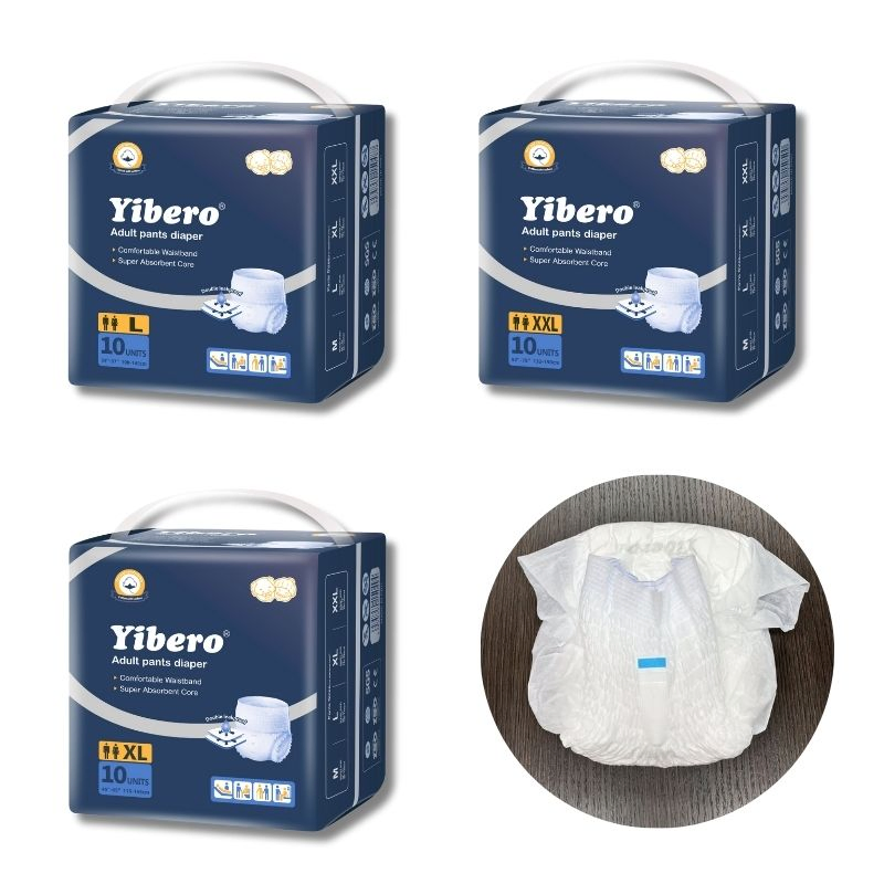 Soft Breathable/Dry Surface Jiayue Brand High Absorption Adult Diaper Pants
