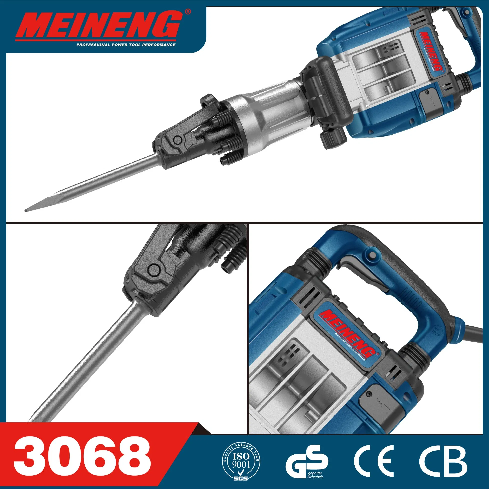 Отбойный молоток Demolition Hammer 3068, 2300Вт