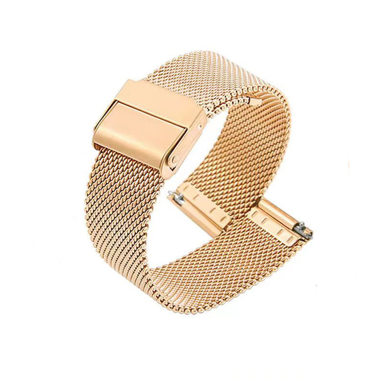 Hot Selling Double Insurance Milan Stainless Steel Watch Band