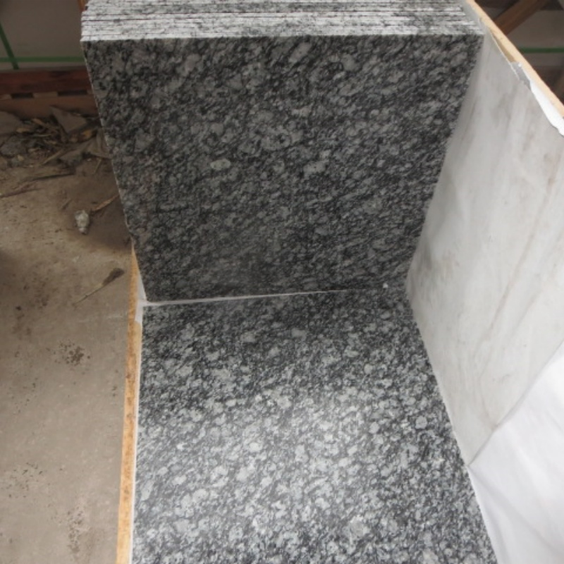 Natural Stone Granite Spray White Polished Flamed