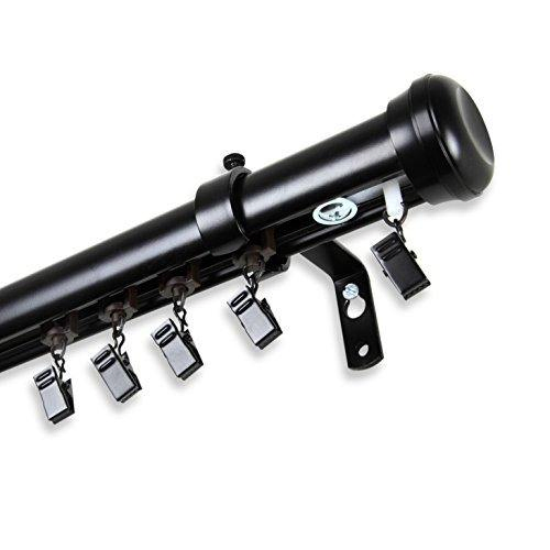 Direct Selling Metal Aluminium Profile Modern Heavy Duty Track Art Deco Curtain Rail Rod Set