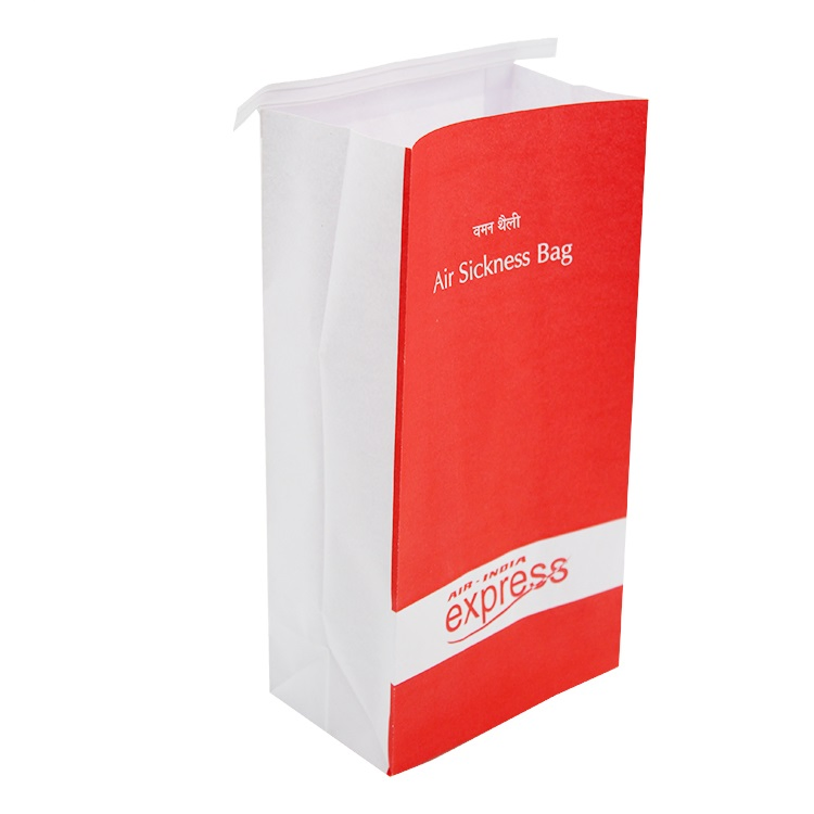Wholesale Air Sickness PE Film Coated Vomit Paper Bags