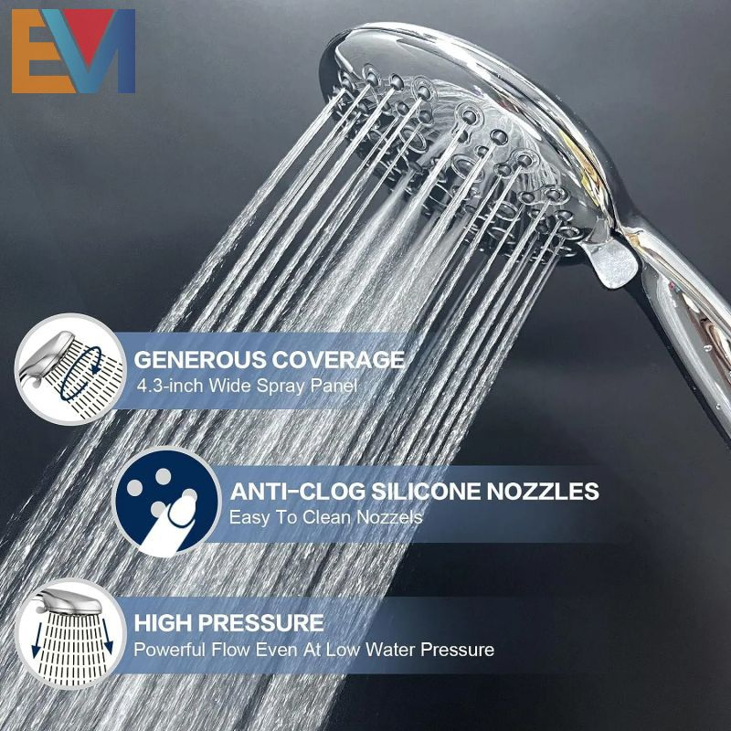 Factory Professional 5 Mold Function Cold Hot Water Hand Shower Head
