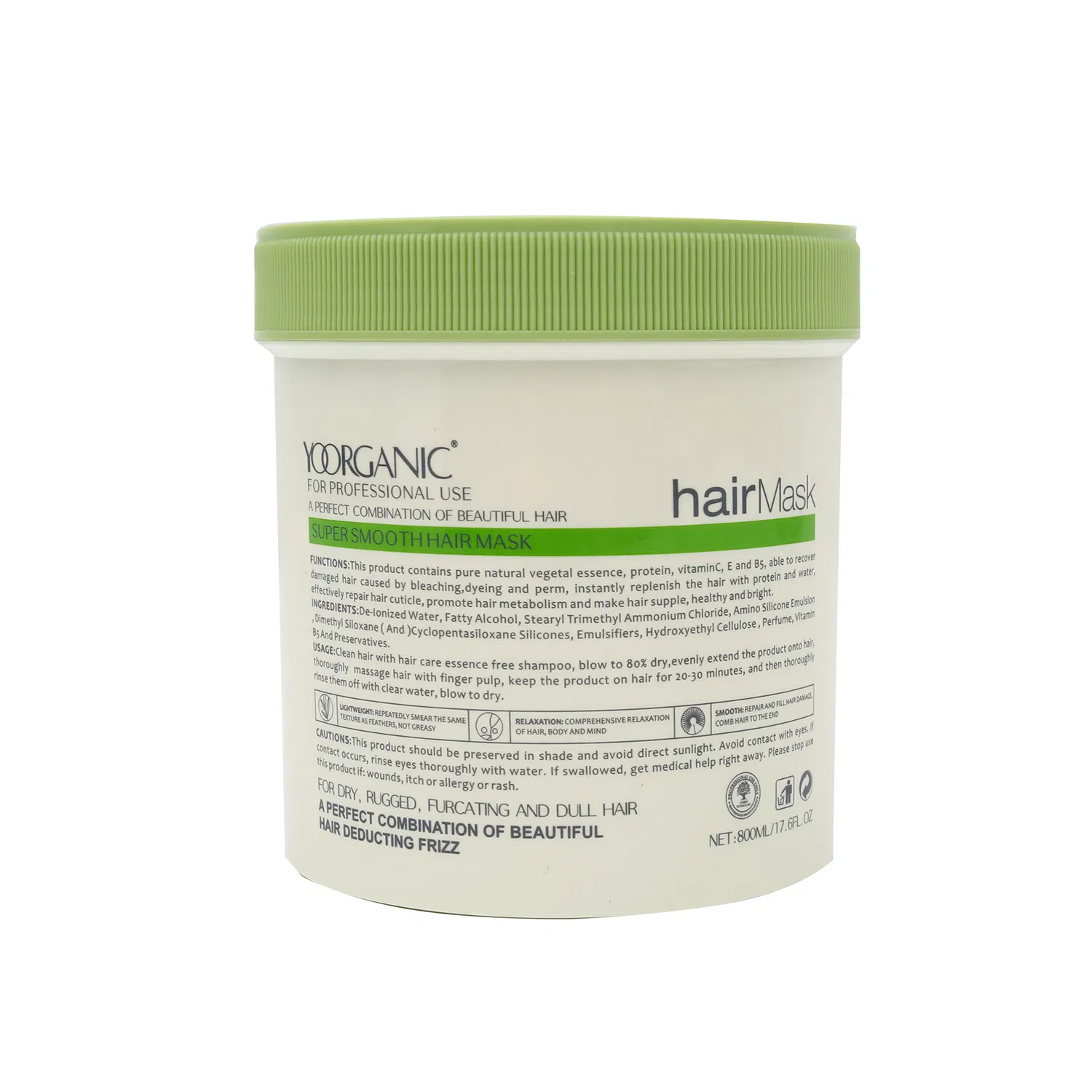 Factory Wholesale Professional Organic Natural Soften Smooth Reduce Frizz Repair Hair Care Argan Oil Hair Mask