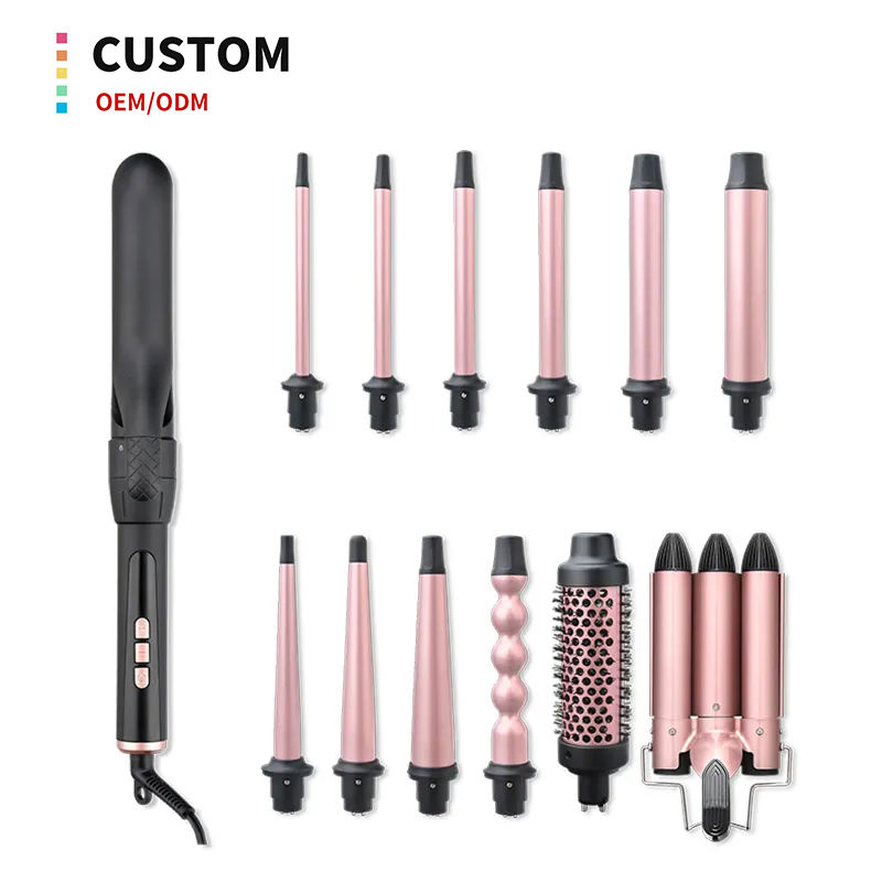 Interchangeable Ceramic Barrels Curling Iron Hair Curler