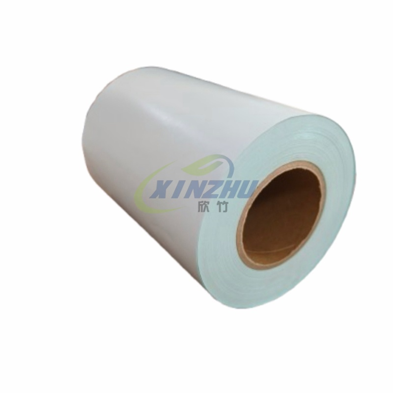 Blue Glassine Self Adhesive Jumbo Roll Direct 70GSM Thermal Paper Material
