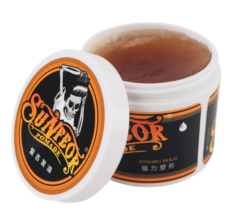 Custom Logo Edge Control for All Natural Hair Extra Hold 150ml Hair Wax Edge Control Wax Strong Hold Pomade