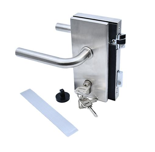 Office Furniture Stainless Steel Office Glass Door Lock for Zinc Alloy Key Lock Lever Home Door Locks Security