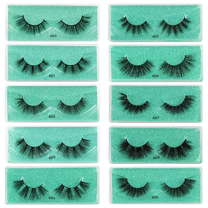 Customized Label False Lashes 3D Mink Eyelashes for Daily Use