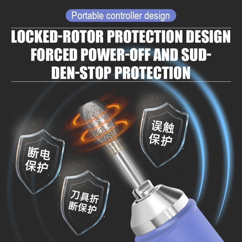 2029 100W Portable High Speed 40000 Rpm Manicure Nail Drill Machine