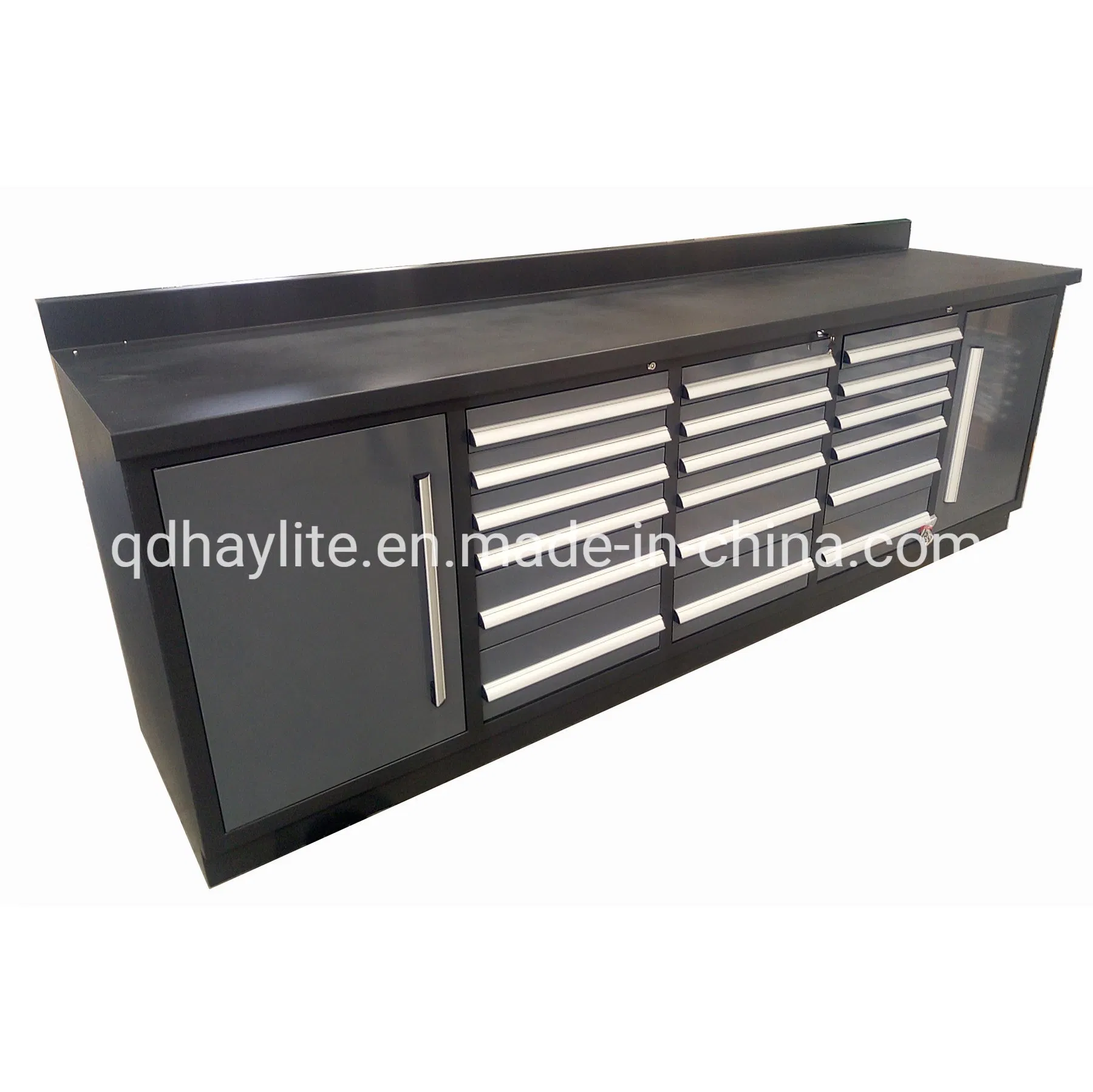 Steel Combined Drawer Door Workshop Cabinet Trolley