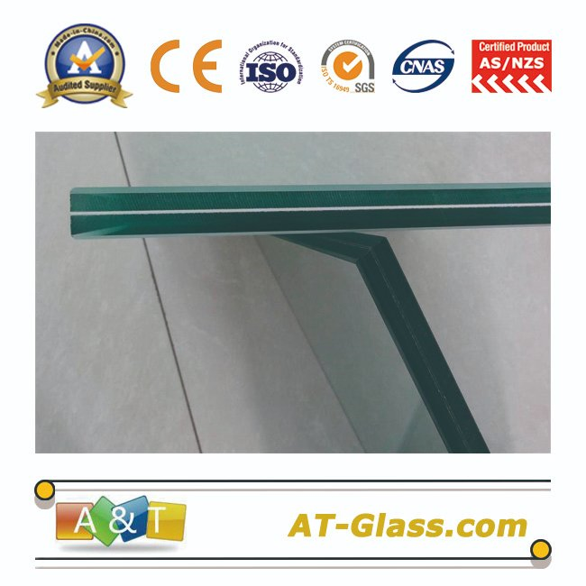 1830*2440mm Green PVB Laminated Tempered Glass for Government Buildings