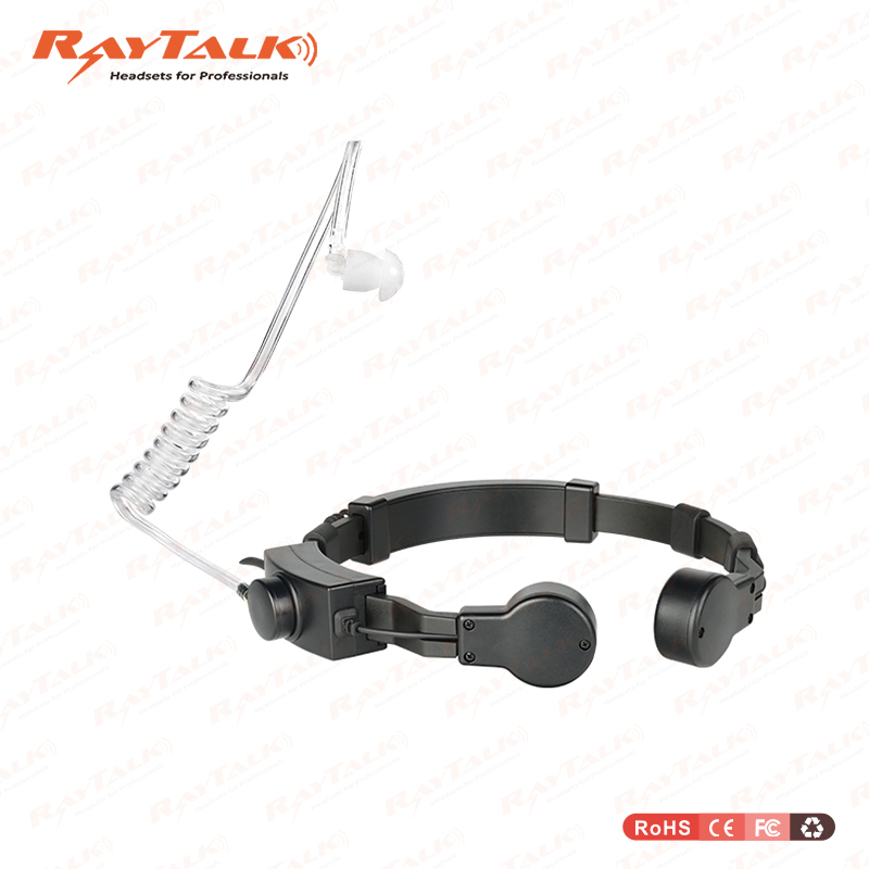 Neckband Throat Microphone with Finger Ptt for Motorola Talkabout Radios