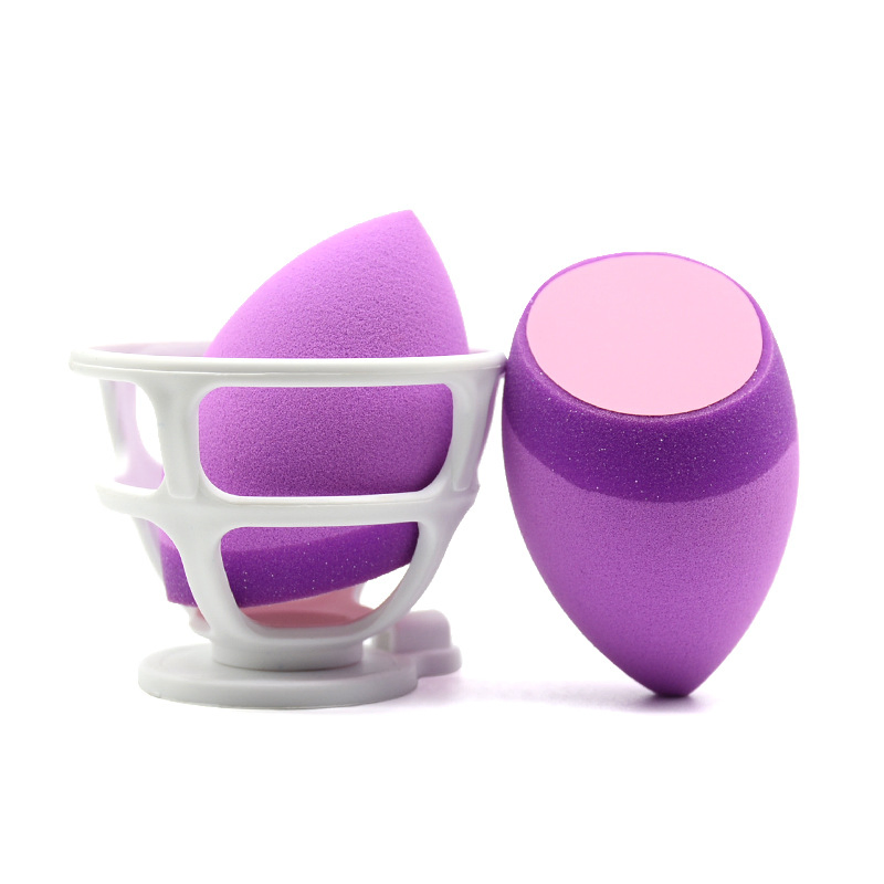 New Style Silicone Latex Free Sponge 2 in 1 Multifunctional Makeup Sponge Beauty Puff Cosmetic Egg for Face