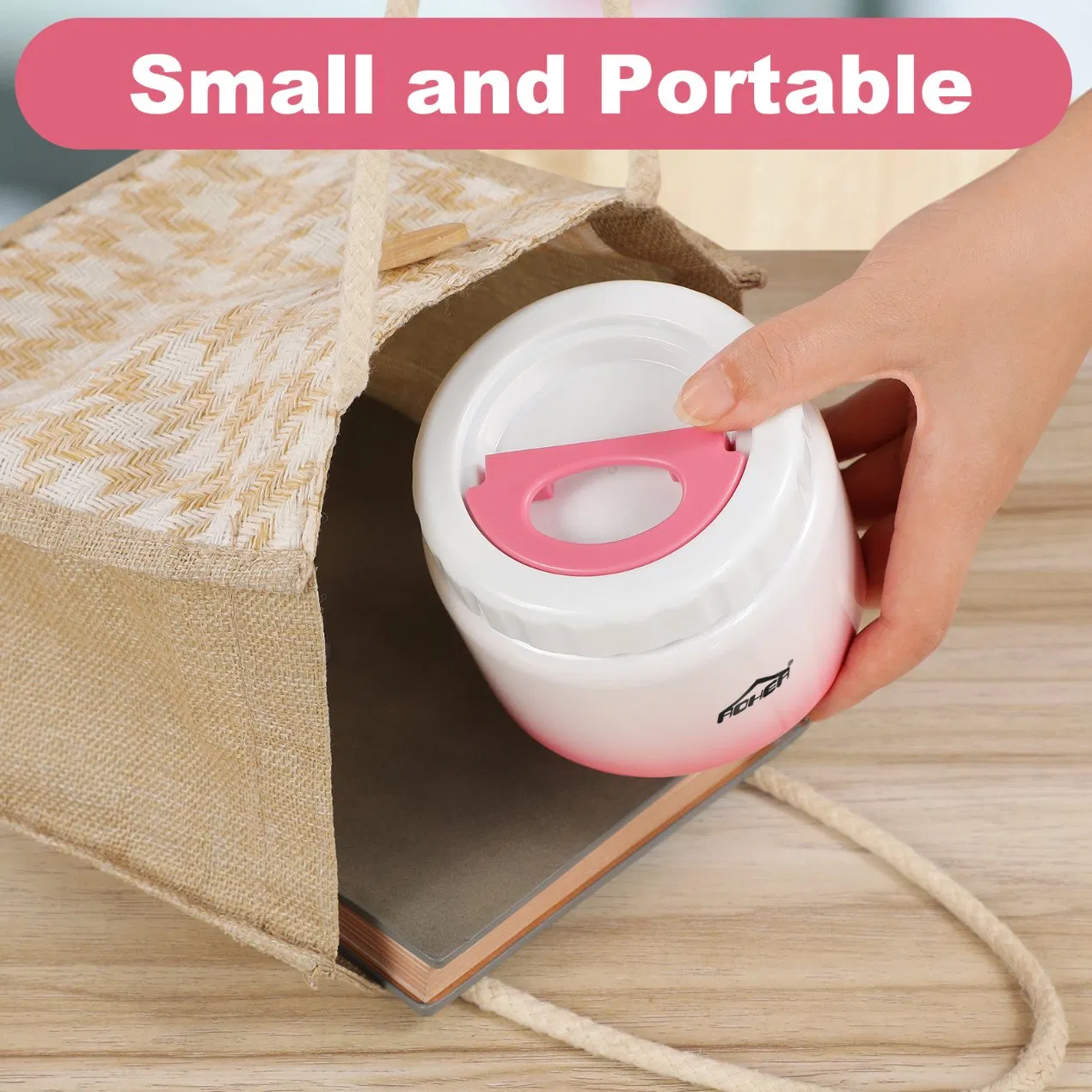 Aohea Popular Double-Wall 304 Stainless Steel Vacuum Insulation Food Jar for School