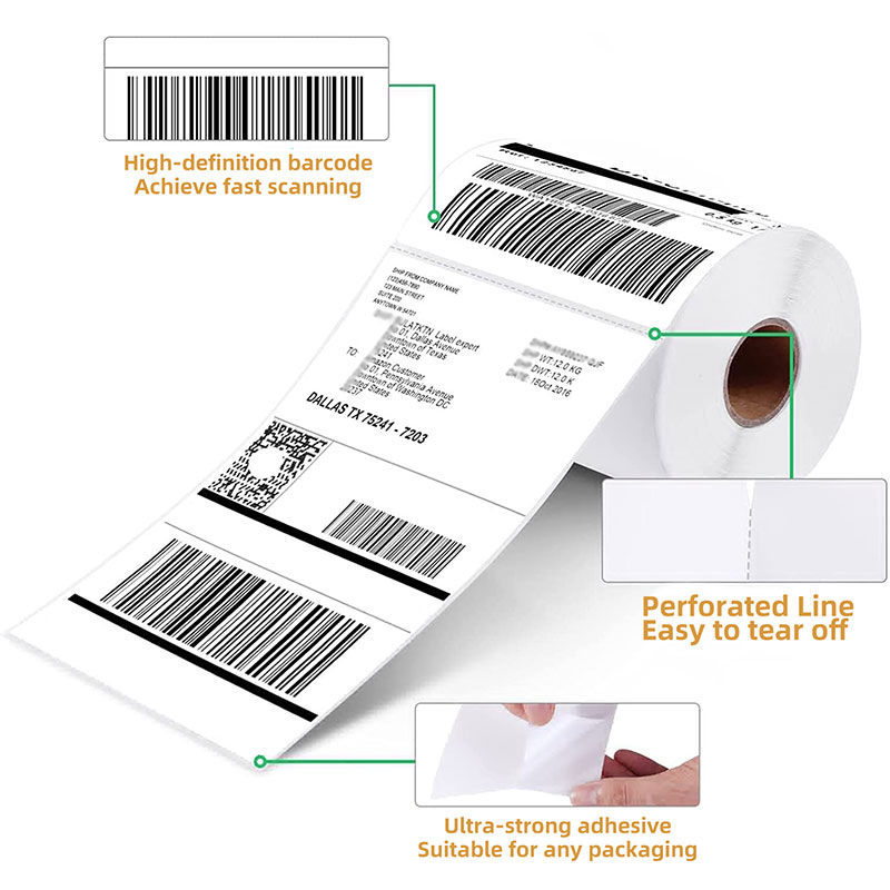 Premium Semi Gloss 90mm X 60mm Barcode Label Stickers