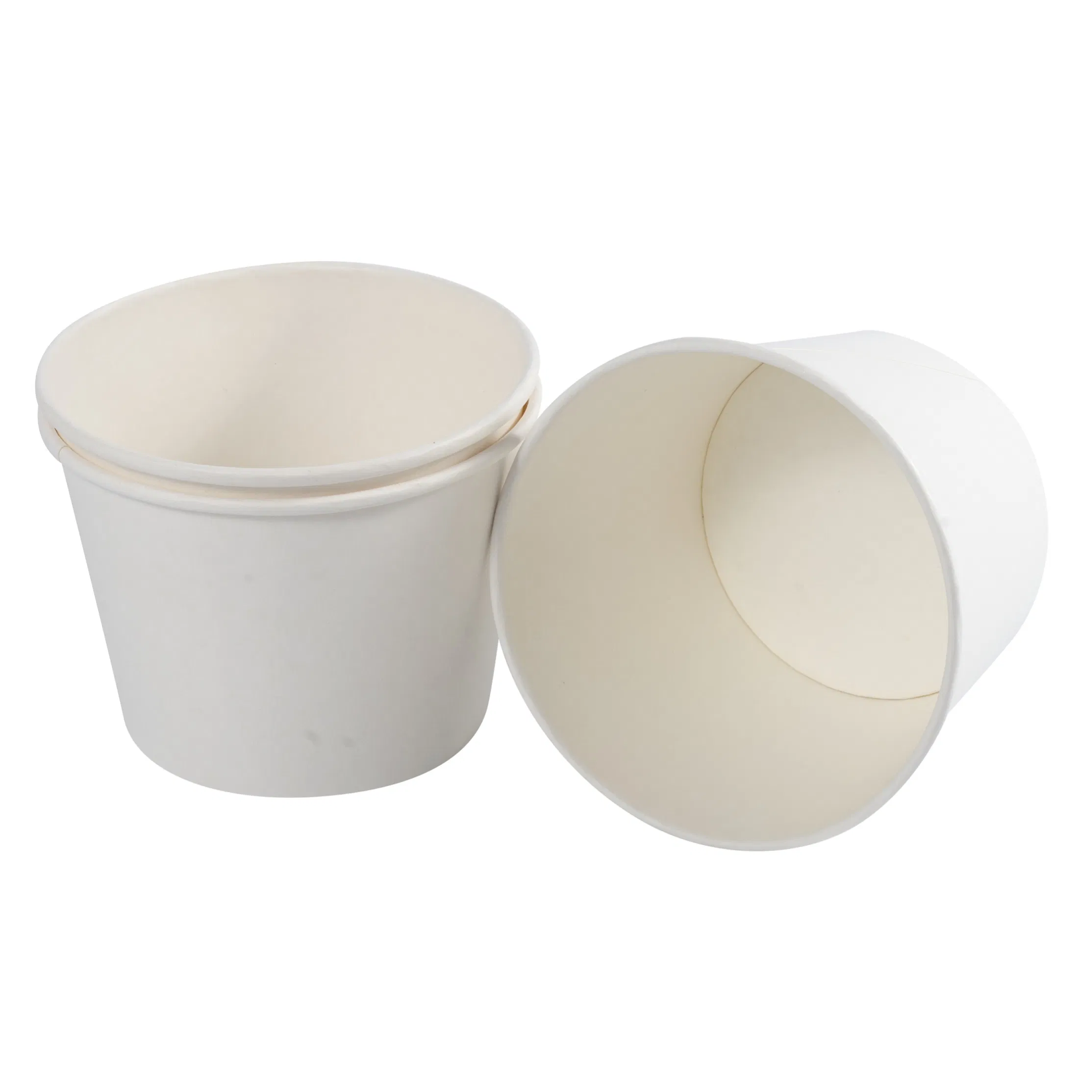 Salad Bowl Biodegradable Packaged Soup Bowl Paper Bowl Kraft Paper Disposable Can Be Customized Food & Beverage Packaging Accept