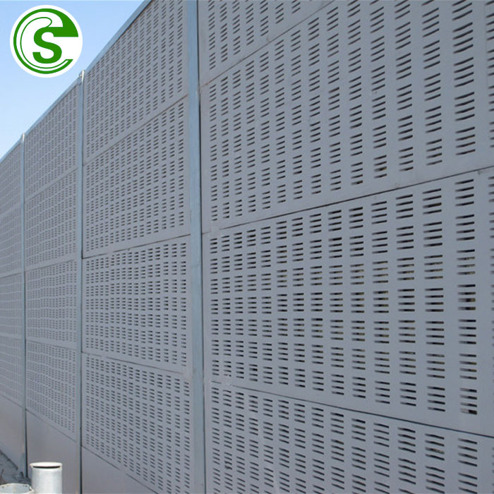 Sound Absorbing Cotton Cube Powder Coated Soundproof Barrier Fences Wall Panels
