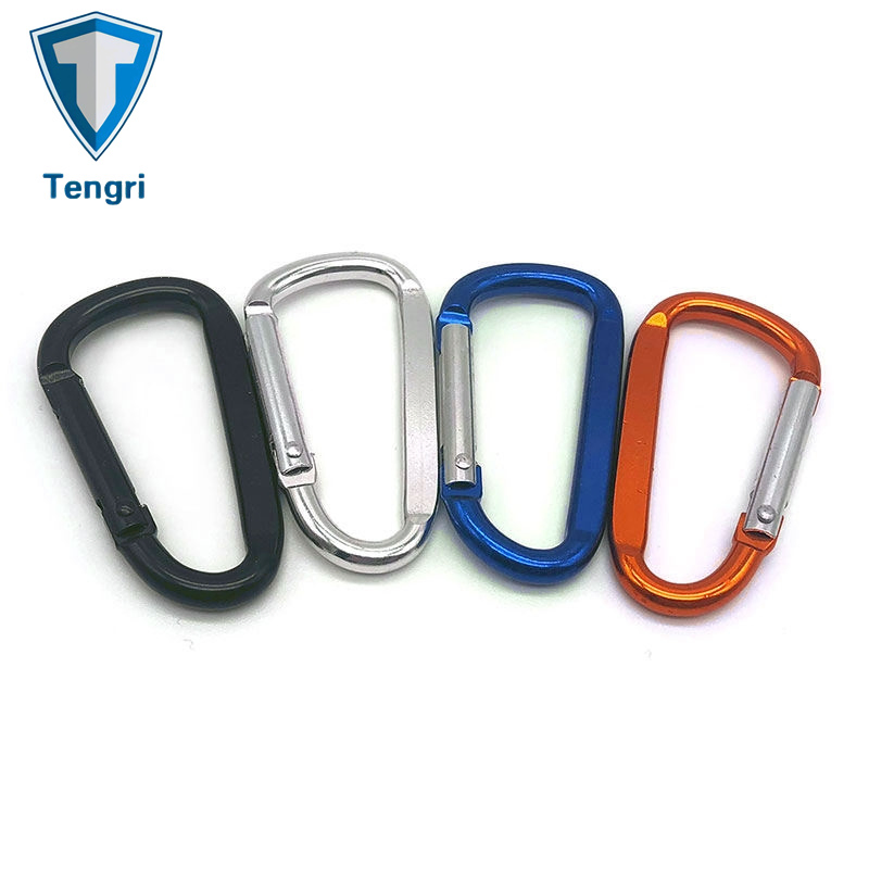 Tengri Aluminum Carabiner Hooks for Climbing Shape Carabiner Hook Shaped Snap Hook