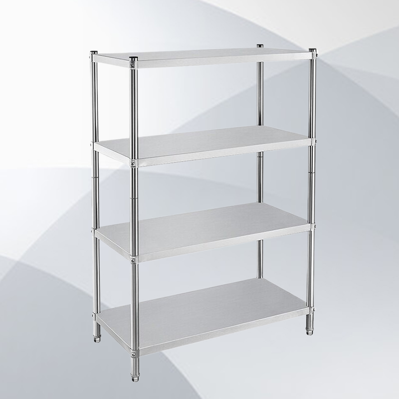 Стеллаж из нержавеющей стали, 4-х уровневая полка