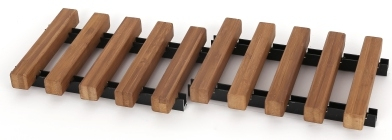 Factory Price Bamboo Wall Panel Fireproof Wooden Slatted Wall Panels Decorative Wall Cladding Panel