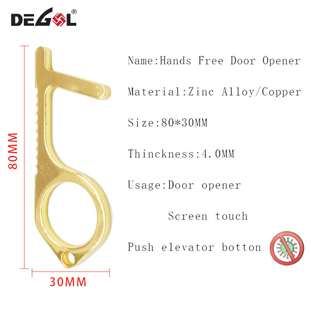 Hands Free Door Opener Touchless Opener Key Decoration