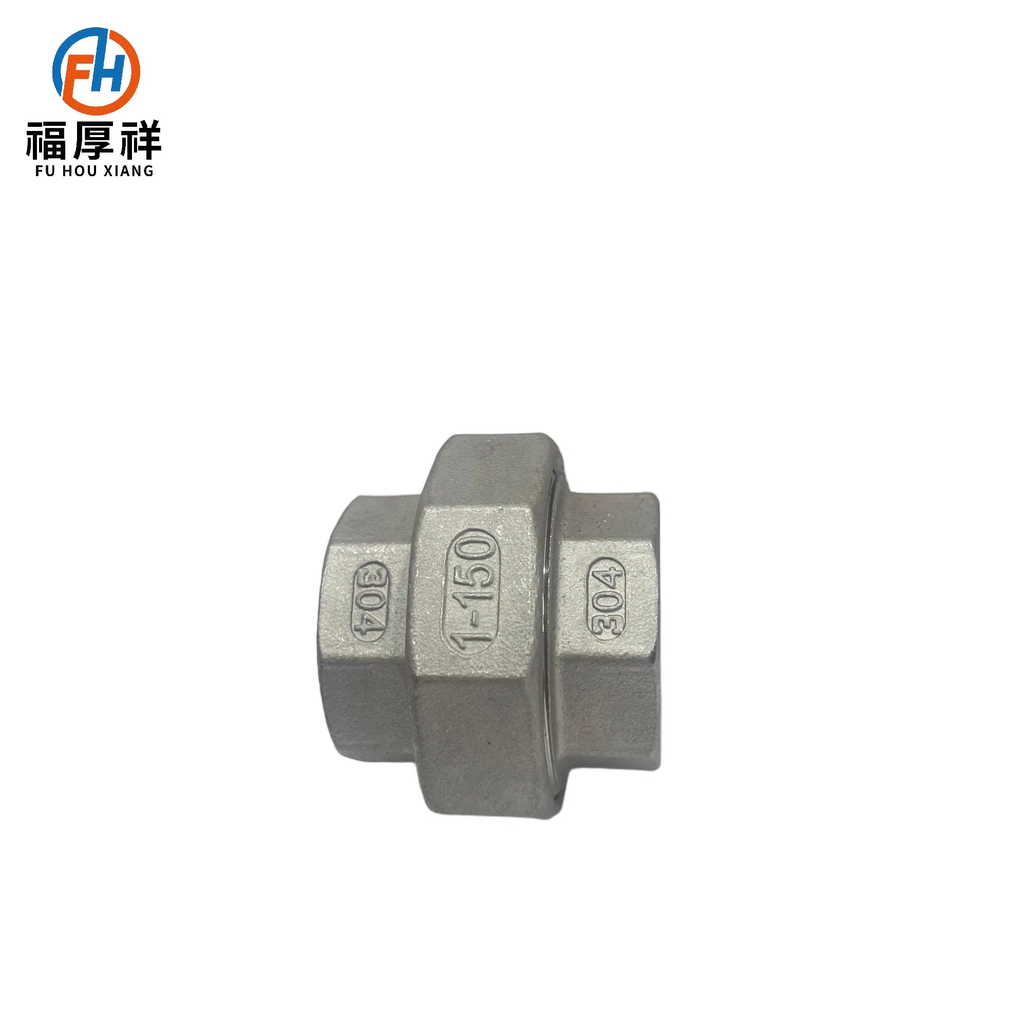 Heavy-Duty Stainless Steel Pipe Fitting Female Threaded Pipe Union Fitting
