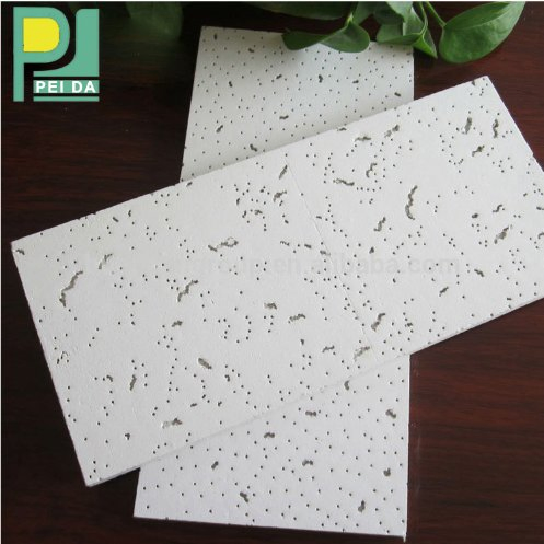 Decorative Lovely Worm Acoustical 595595mm and 2X4 Mineral Fiber Ceiling Sheet