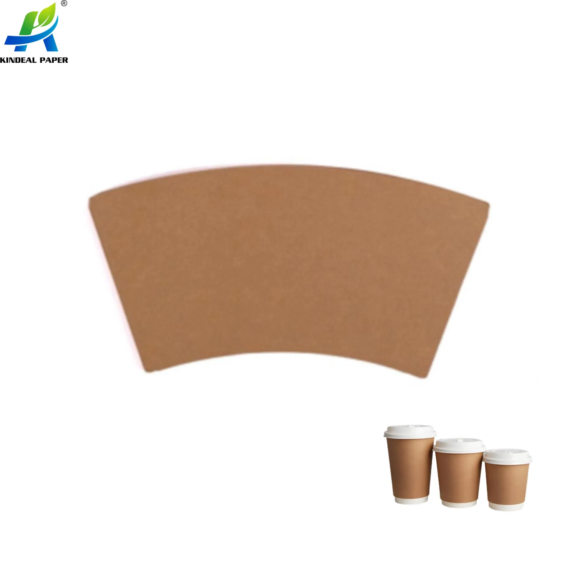 PE/PLA Coated Kraft Paper Roll Paper Cup Raw Material for Paper Bowls/Cups
