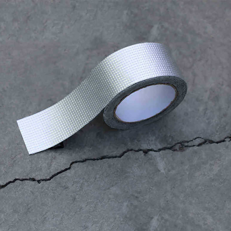 Waterproof Self-Adhesive Aluminum Foil Butyl Tape for Building Windows Concrete Steel Roof