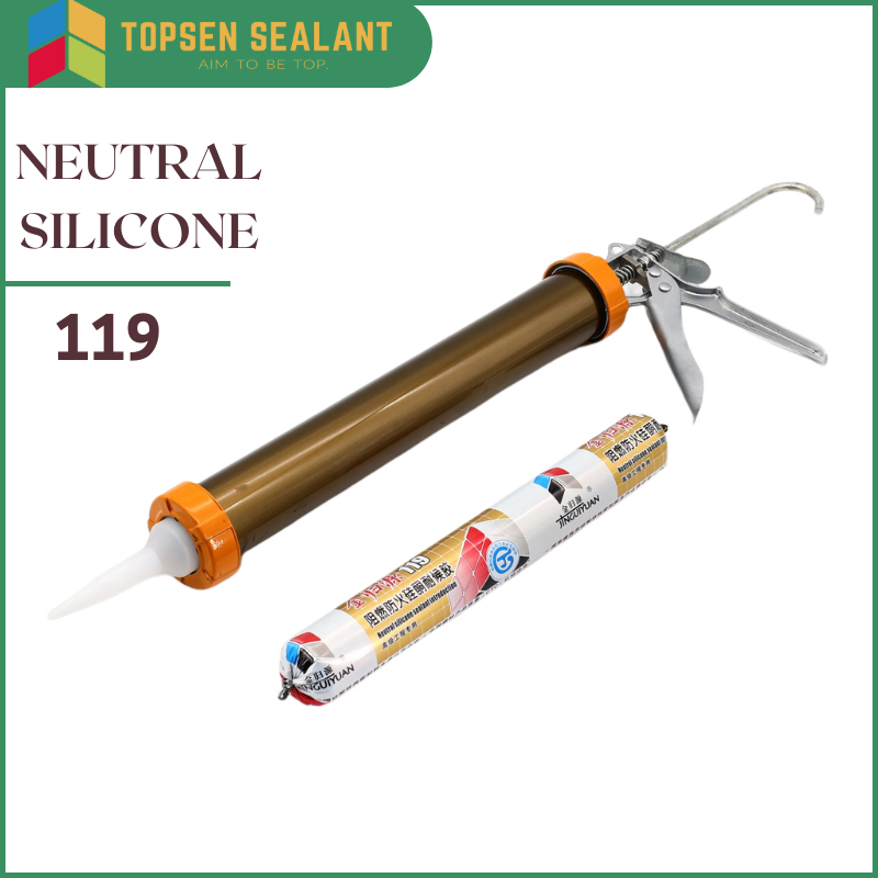 600ml Sausage Packing OEM Fireproof Metal Silicone Sealant