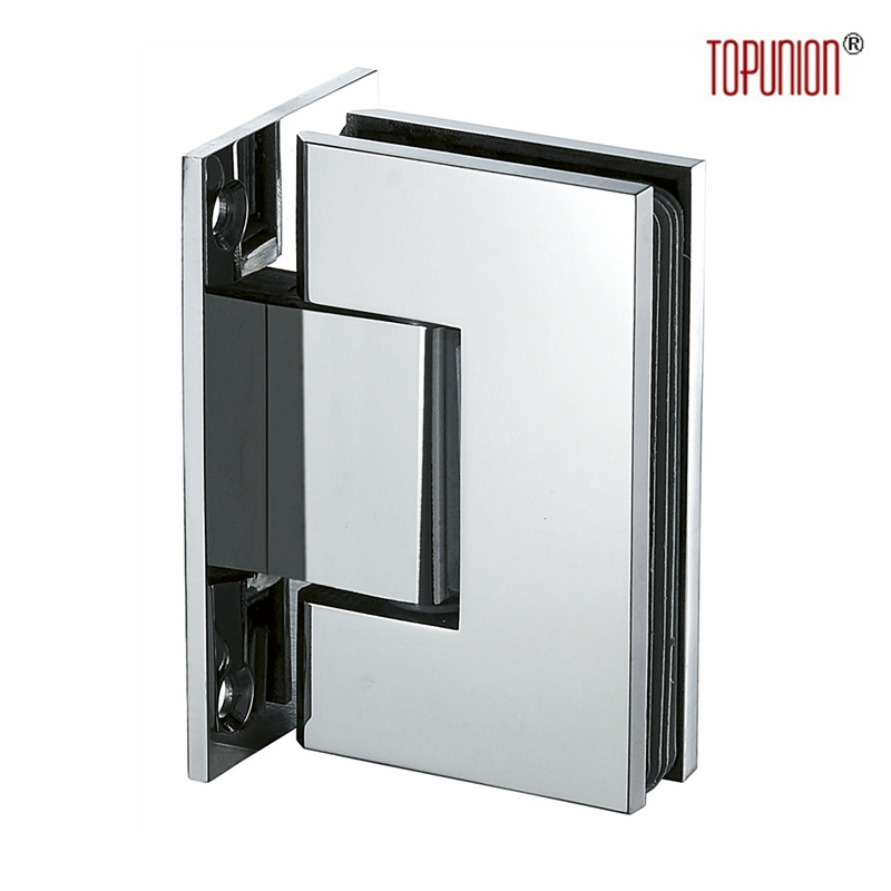 Петля для душевой двери 135° матовый черный