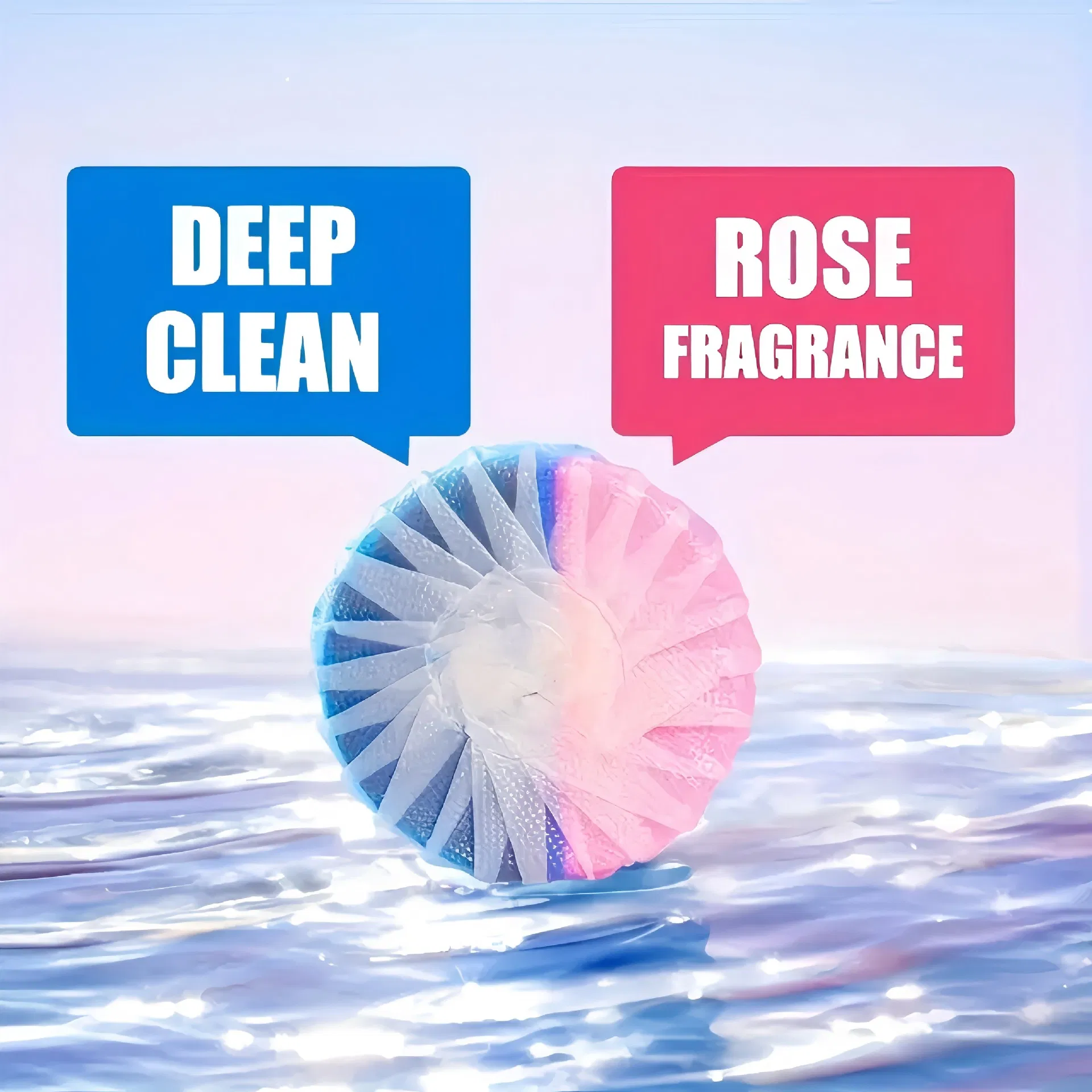 Blue Bubble Bao Solid Liquid Toilet Cleansing Block Effective Tank Deodorization Odor