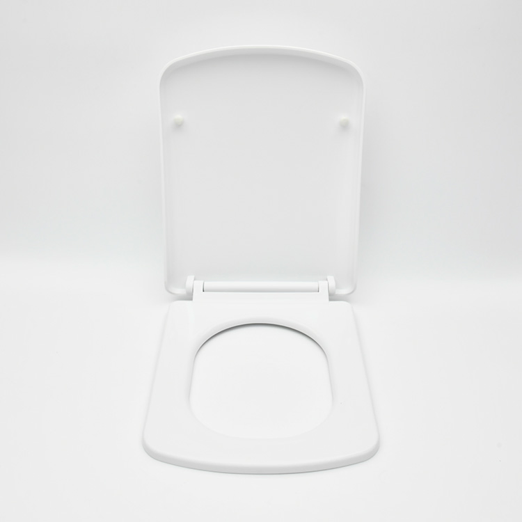 Sanipro Easy Installation Toilet Seat Lid PP Material Soft Close White Plastic Toilet Seat