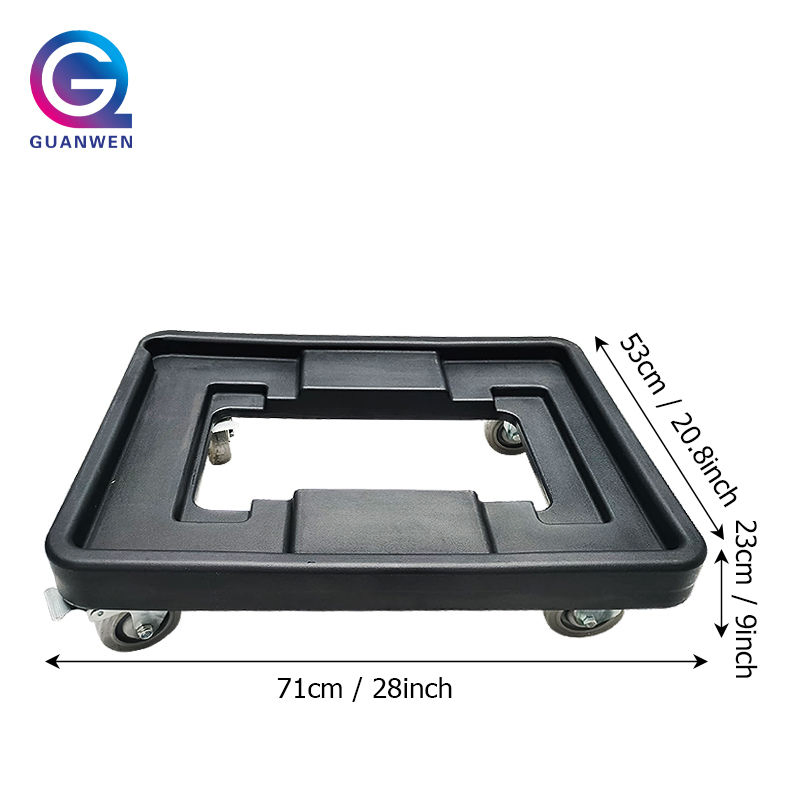 Commercial Kitchen Delivery Cart Heavy Duty Food Pan Carrier Transport Dolly