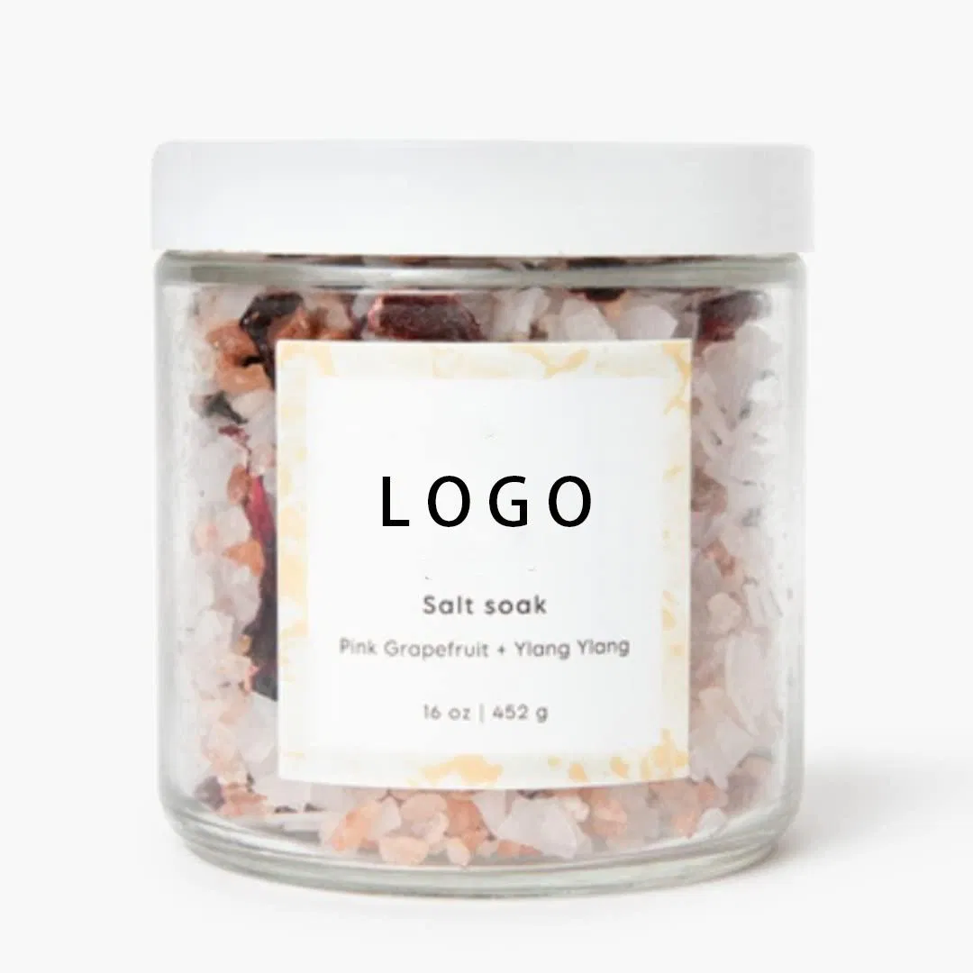 Vegan Salt Bath Herbal Rose Aromatic No Irritation Relax Bath