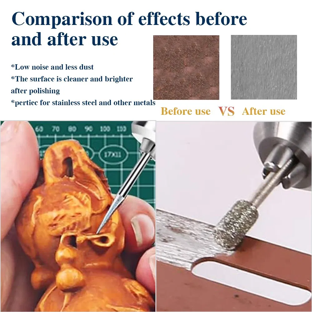 Алмазные шлифовальные головки для Dremel