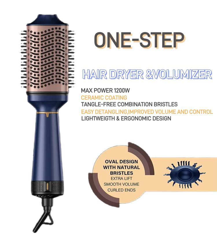 2024 Functional New Design Hot Air Comb 4 in 1 Hair Brush