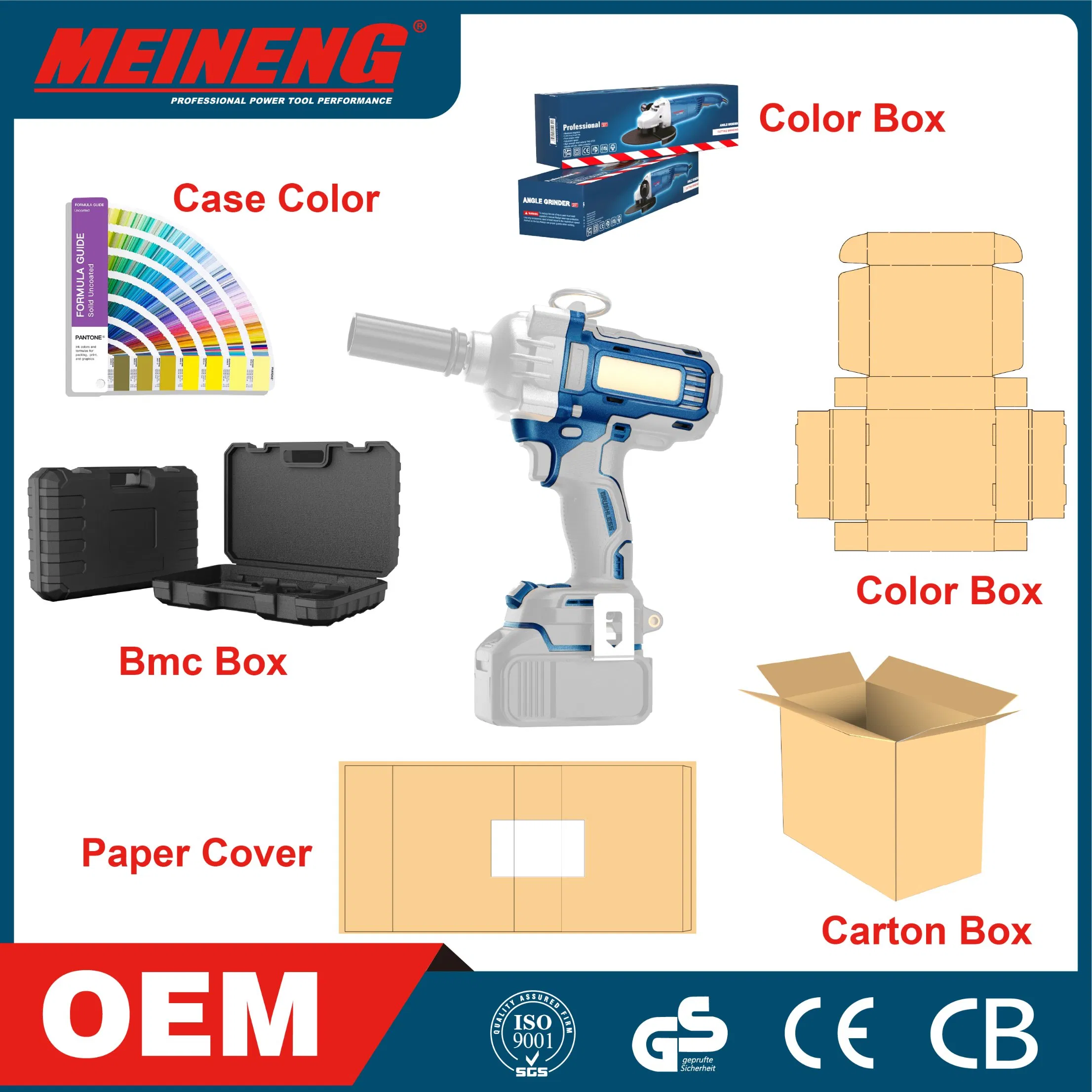 Беспроводной гайковерт MEINENG 8850, 880 Нм