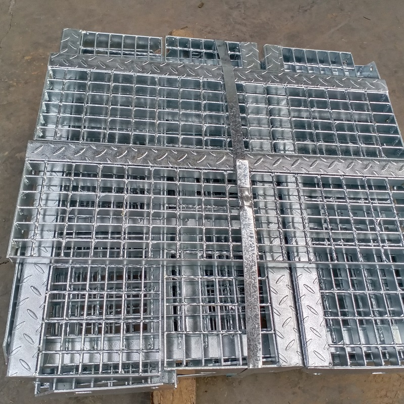 Galvanized Steel Bar Grating for Manhole Cover, Stair Tread, Floor Drain Grate