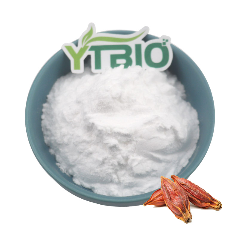 Factory Supply Cosmetics Grade Fructus Gardeniae Extract 98% Geniposide Genipin Powder