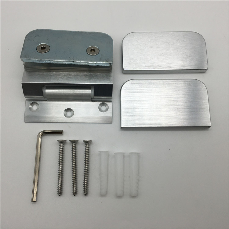 Silver Small Size Aluminum Door Hinge for Showroom