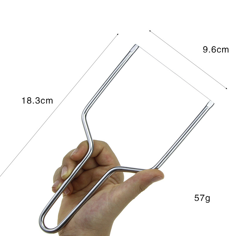 Cheese Slicer Lyre Wire Cutter Stainless Steel Handheld Soft Butter Pates Wbb12304