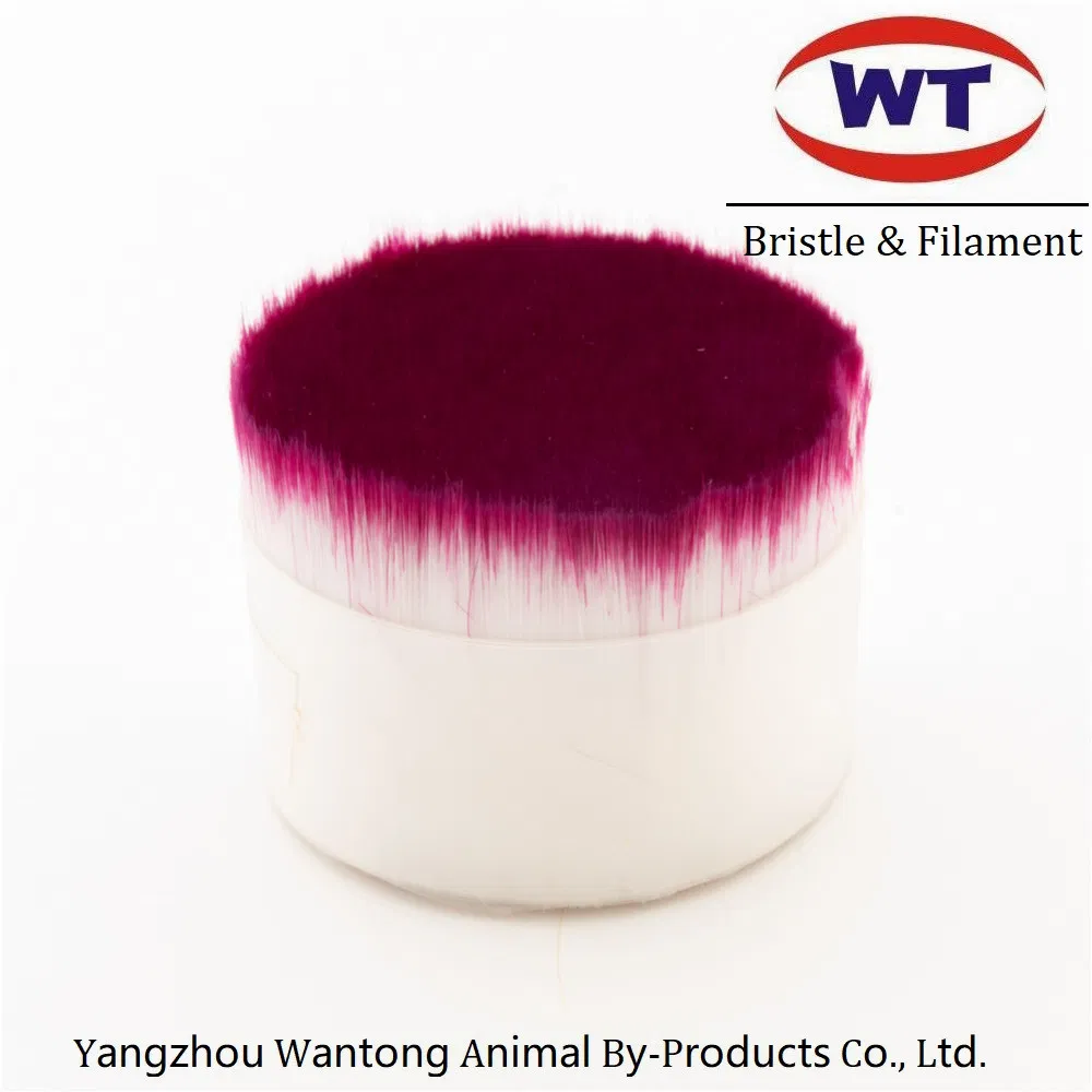 Premium Double Color PBT Tapered Brush with Synthetic Filaments for Makeup