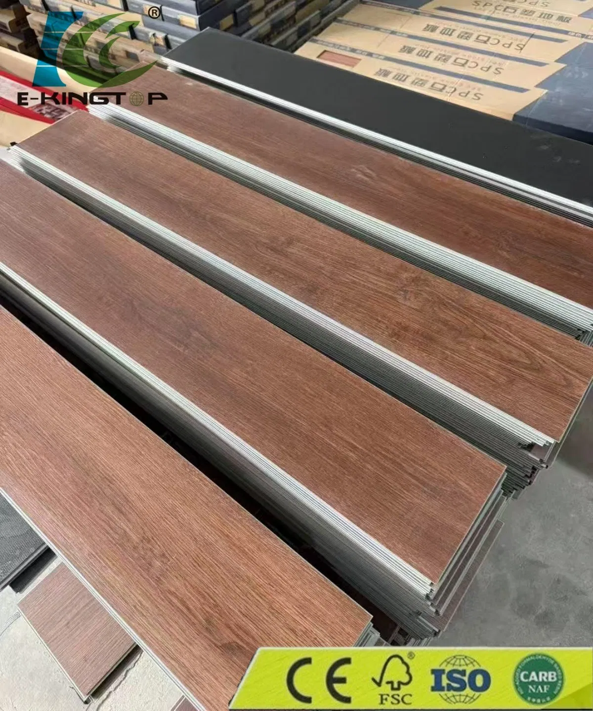 Waterproof Spc Flooring Vinyl Flank/Spc Floor of Click system