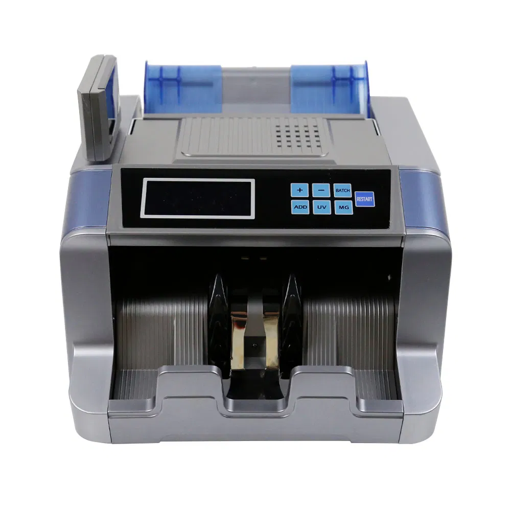 LD-7280 Double Screen  Money Counter With UV MG Detection and Bill Sorting Function for Bank Use