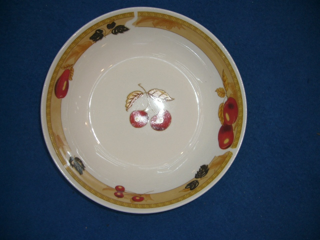11"Pasta Rice Soup Plate Bowl Stick Decal Porcelainware Ceramic Tableware Kitchenware