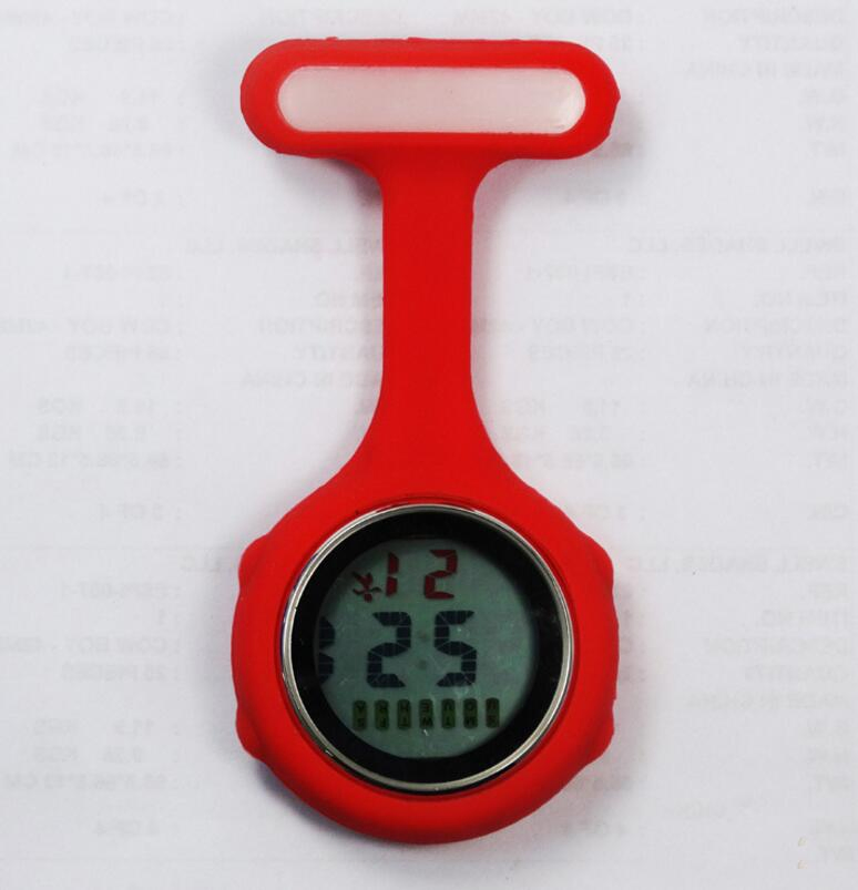 Multi-Function Silicone Electronic Nurse Watch