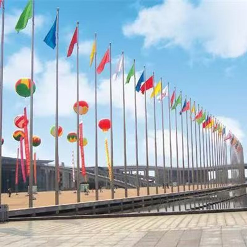 Interactions Telescoping Flagpole Extension Aluminium Flagpole