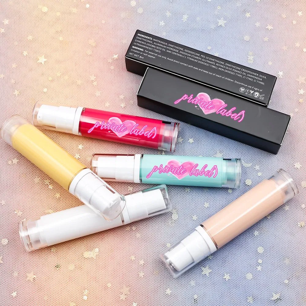 Private Label Waterproof Long Lasting Glitter Eye Primer Base Concealer Vegan Makeup Face Eyeshadow Base Primer